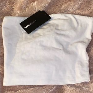 White tube top